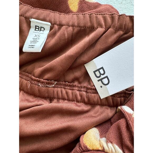 New ~ BP. NORDSTROM ~ Halter Neck Midi Dress Size XS/S Vacation 100% VISCOSE - Picture 7 of 8